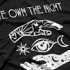 Experimental Rock Spirit – Retro “We Own the Night” Graphic T-Shirt