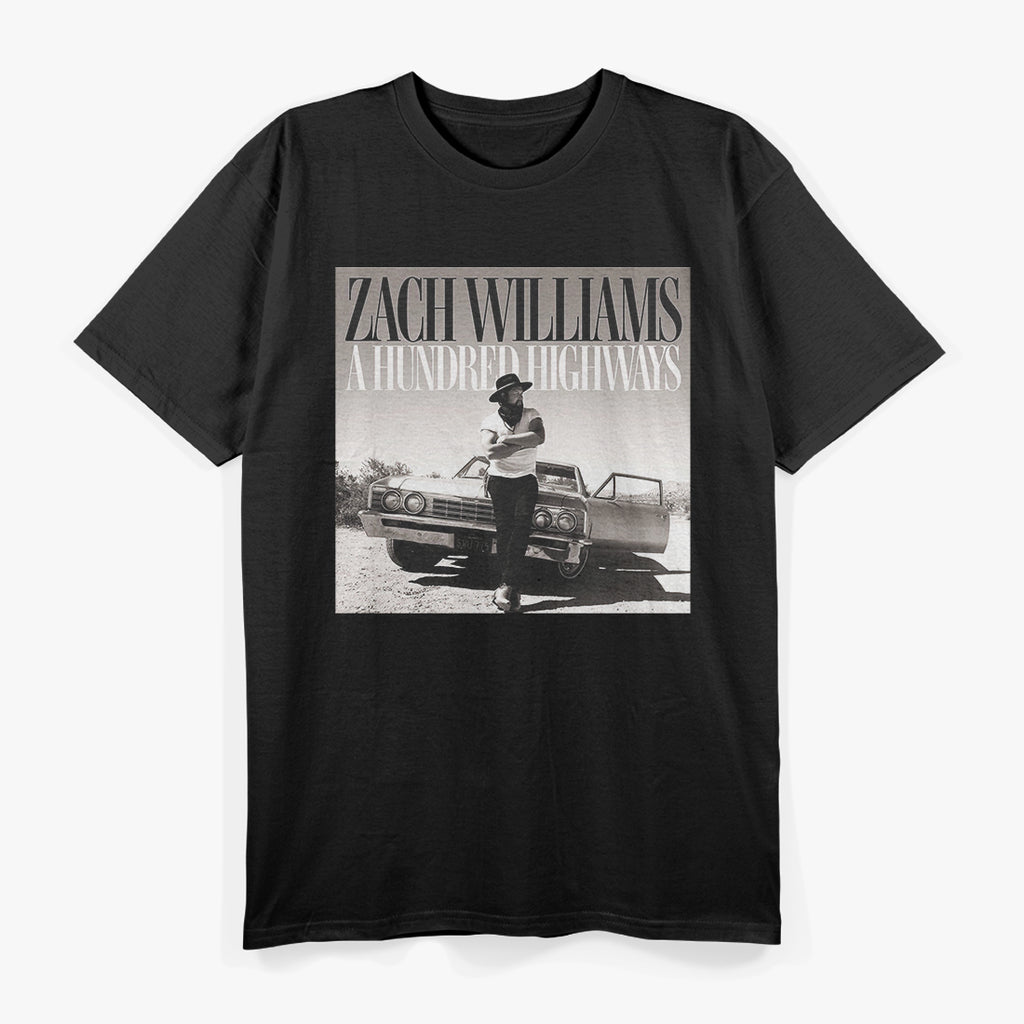 Zach Williams – A Hundred Highways Retro Album RZ T-Shirt