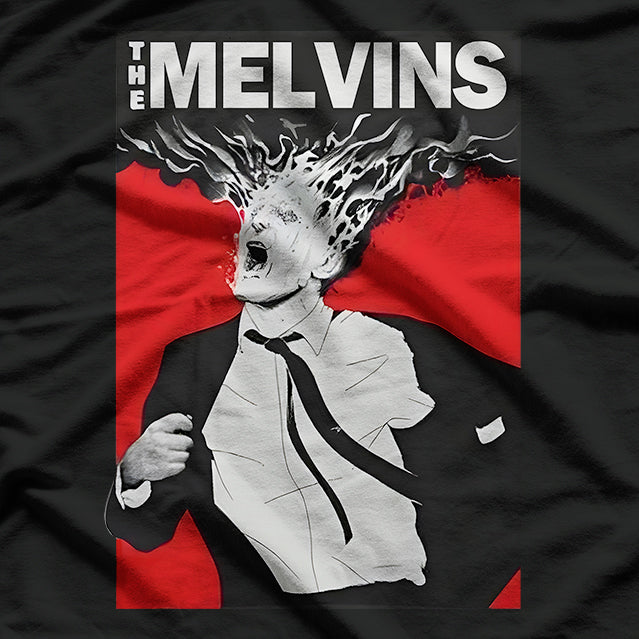 Retro Sludge Music – The Melvins Inspired Heavy Rock Artwork RZ T-Shirt