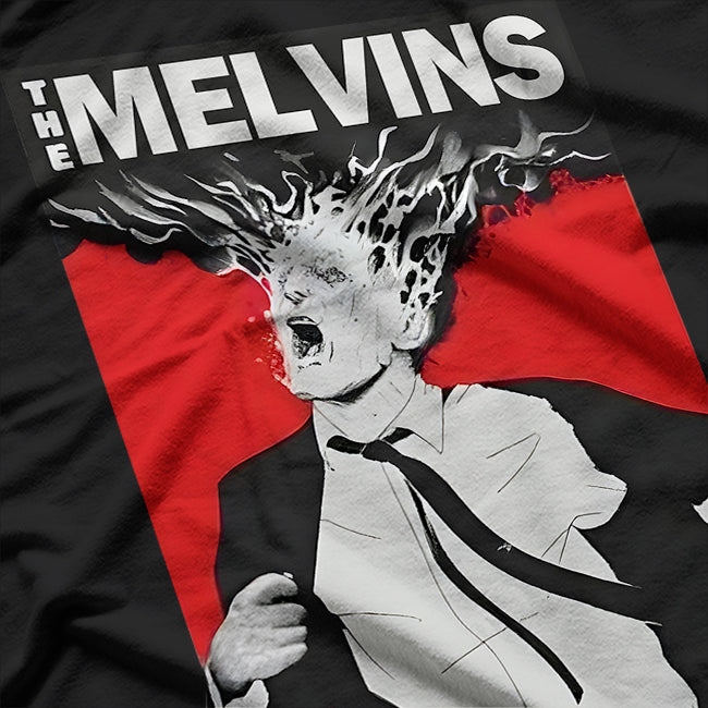 Retro Sludge Music – The Melvins Inspired Heavy Rock Artwork RZ T-Shirt