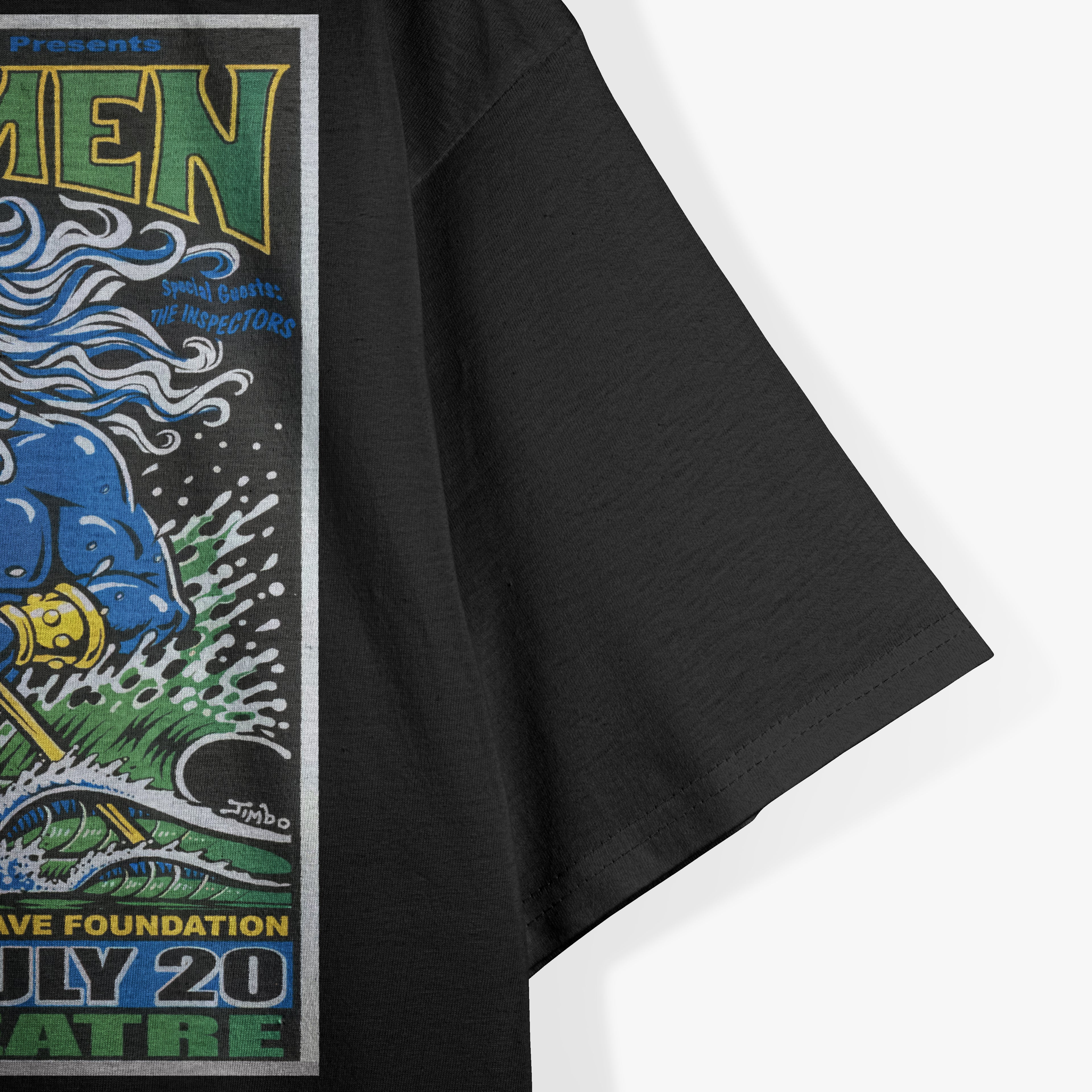 Vintage Surf Rock Graphic for The Mermen’s Iconic Sound T-Shirt