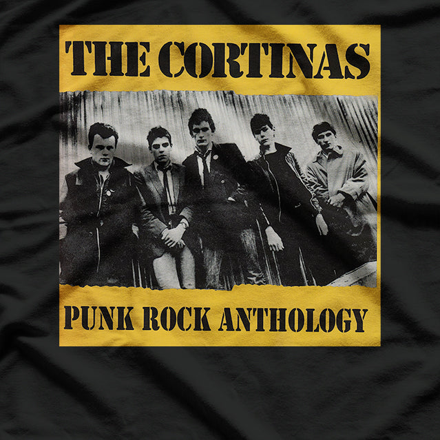 The Cortinas – Punk Rock Anthology Album Retro RZ T-Shirt