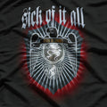 Sick of It All – Death to Tyrants Hardcore Punk Album RZ T-Shirt