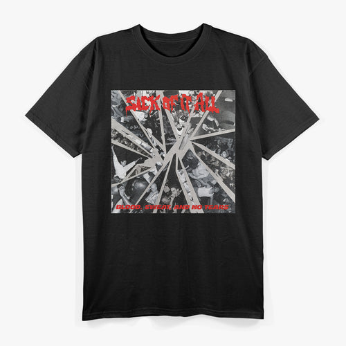 Blood, Sweat and No Tears – Hardcore Punk Graphic Design RZ T-Shirt