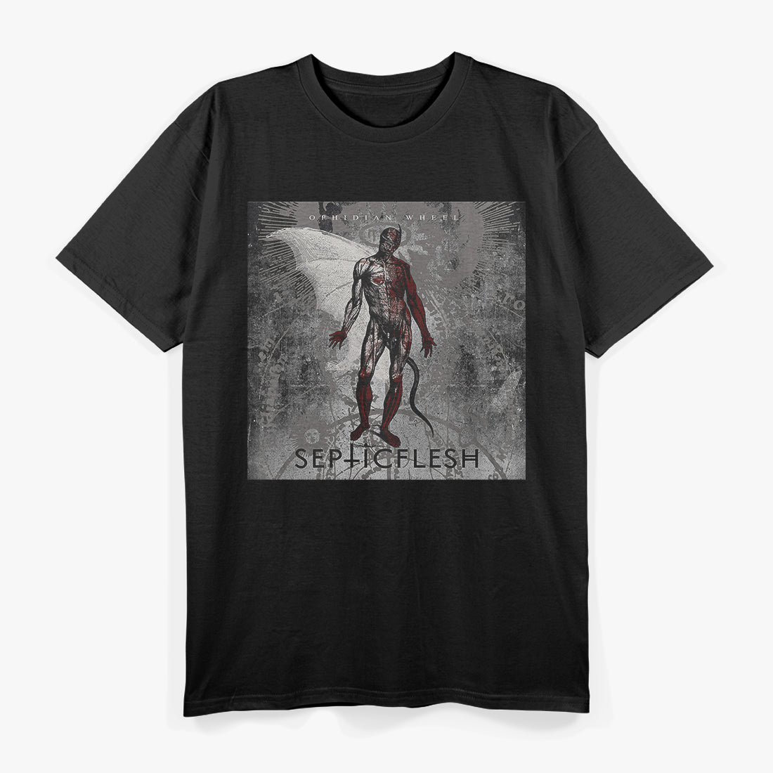 Ophidian Wheel – Classic Death Metal Album Artwork RZ T-Shirt