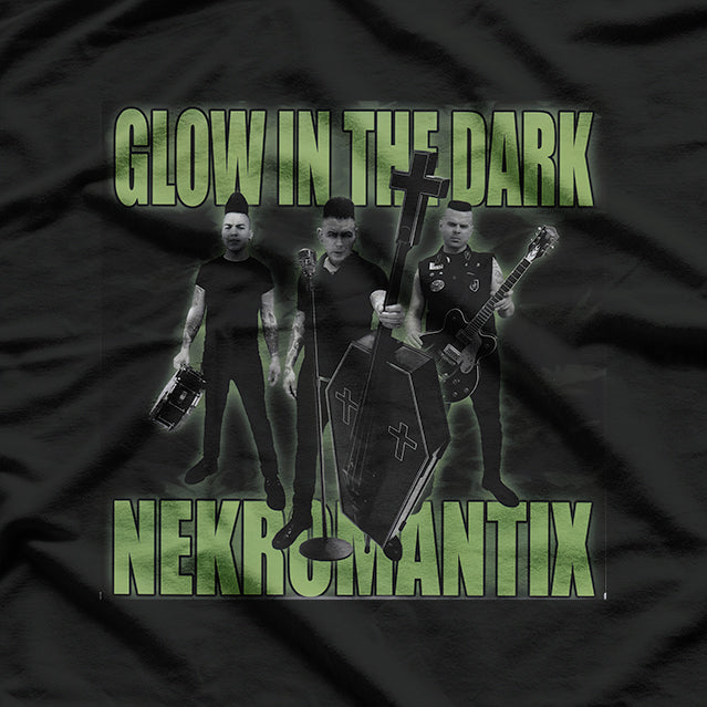 Psychobilly Glow Retro Graphic – Dark Rockabilly Inspired Art RZ T-Shirt