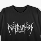 Black Metal Darkness – Retro Underground Music Graphic RZ T-Shirt