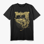 Kvelertak Norwegian Metal Owl – Viking Rock Retro Graphic RZ T-Shirt