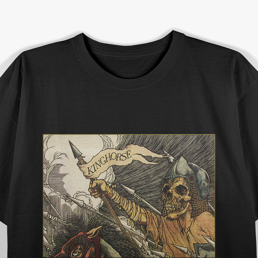 Kinghorse Vintage Thrash Metal – Heavy Music Graphic RZ T-Shirt