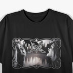 Dark Fantasy Black Metal Face Art Print Art T-Shirt