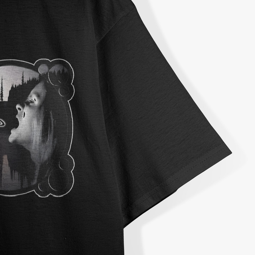 Dark Fantasy Black Metal Face Art Print Art T-Shirt