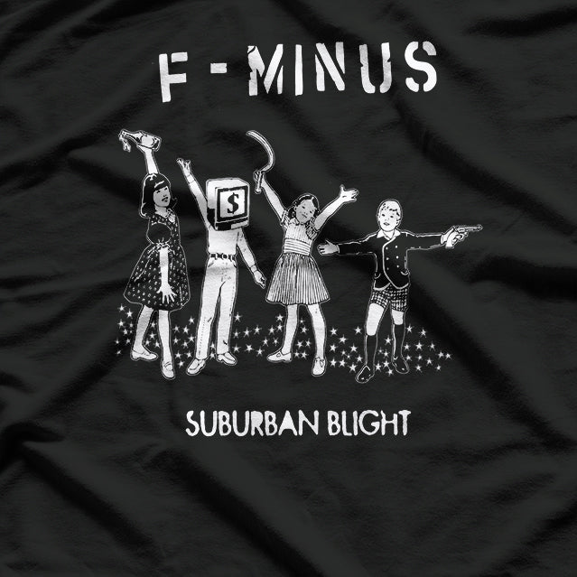 F-Minus – Suburban Punk Retro Vintage Band RZ T-Shirt