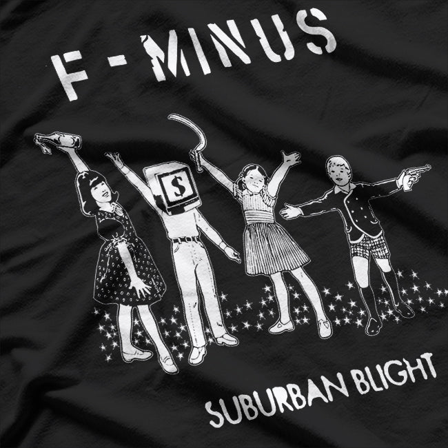 F-Minus – Suburban Punk Retro Vintage Band RZ T-Shirt