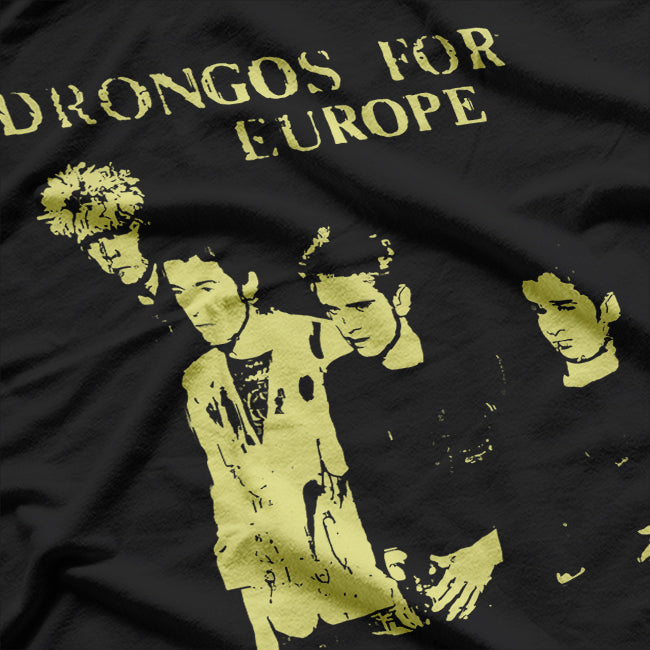 Vintage Drongos for Europe – Punk Band Members Graphic RZ T-Shirt
