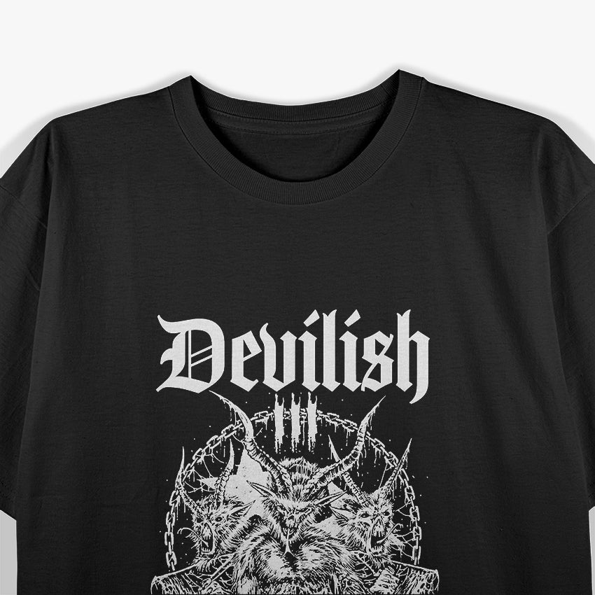 Devilish Trio – Retro Rap Trio Vintage Graphic RZ T-Shirt