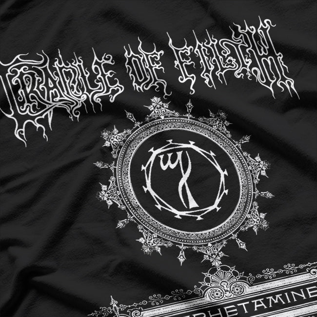 Nymphetamine Gothic Extreme Metal Retro Album Art Graphic RZ T-Shirt