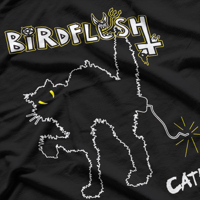 Catbomb Grindcore Retro Band Style Vintage Graphic Logo RZ T-Shirt