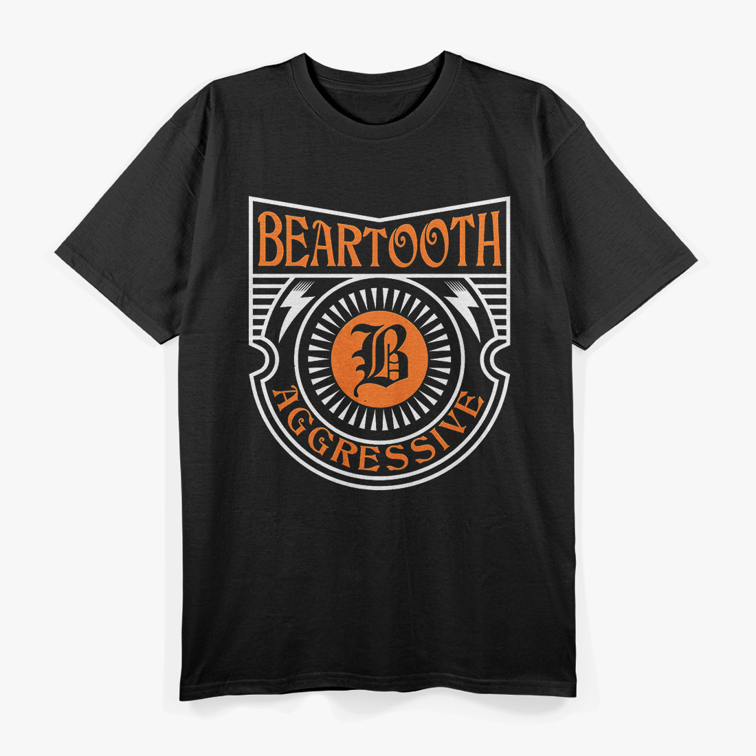 Aggressive Hard Rock Retro Album Art Inspired Graphic RZ T-Shirt