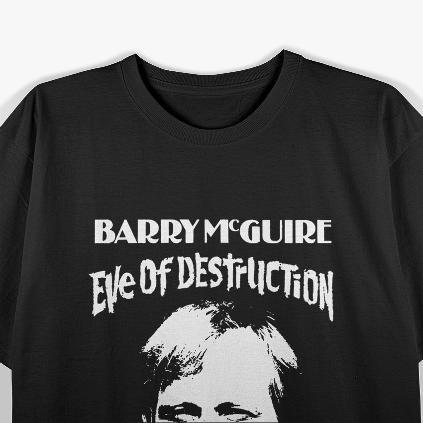 Eve of Destruction Protest Song Inspired Retro Music Graphic RZ T-Shirt