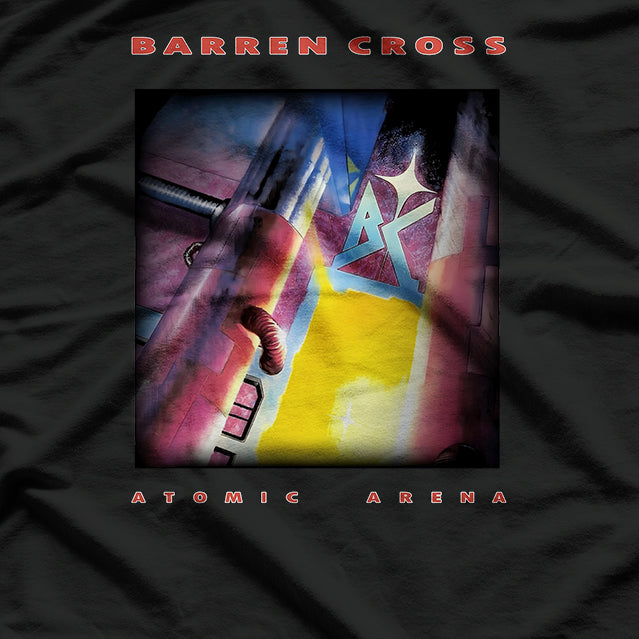 Atomic Arena Glam Metal Retro Album Art Music Graphic RZ T-Shirt