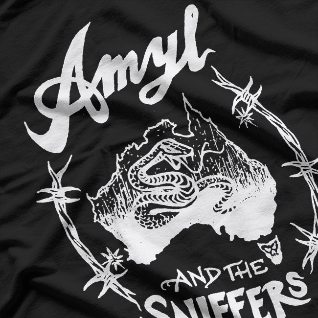 Amyl and the Sniffers Vintage Band Music Graphic RZ T-Shirt
