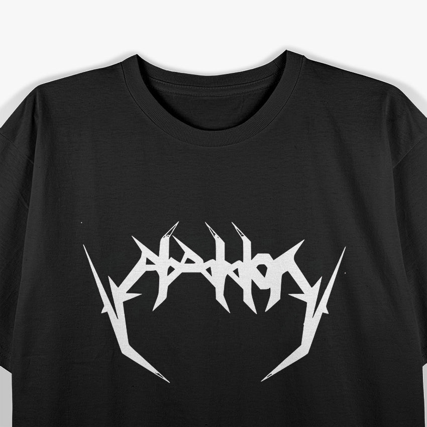 American Death Metal Retro Band Logo Inspired RZ T-Shirt