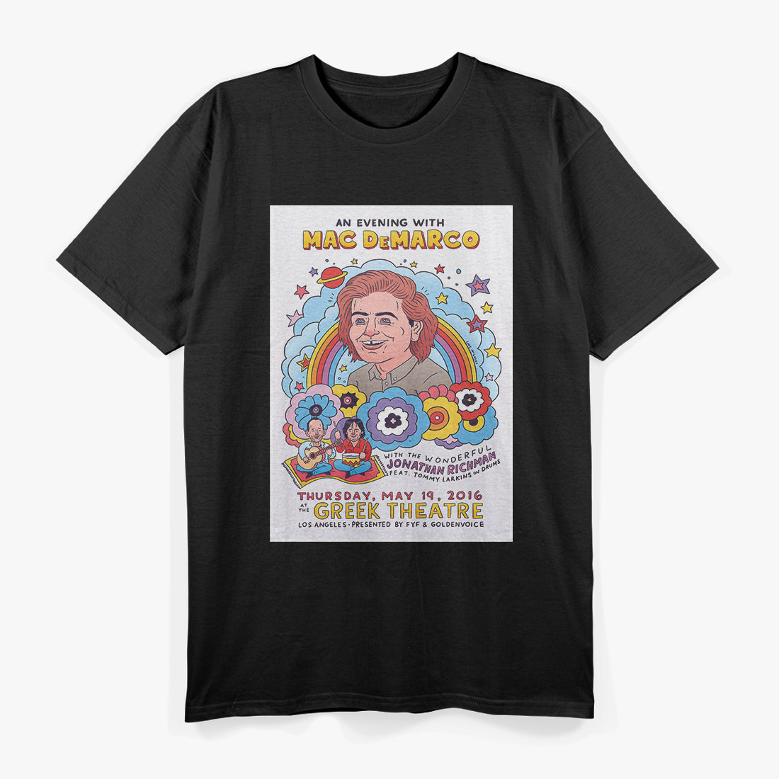 Vintage Concert Poster Graphic T-Shirt