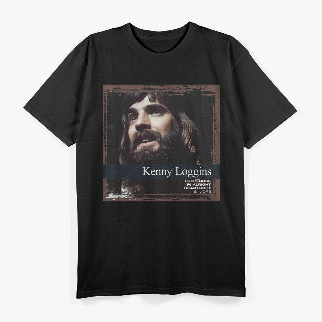 Kenny Loggins Style Retro Graphic Classic Guitar T-Shirt