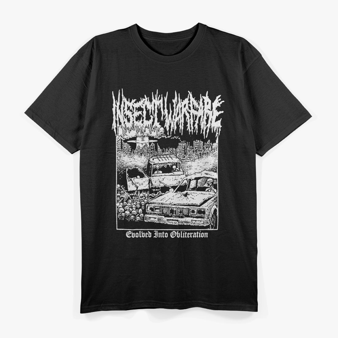 American Grindcore Graphic Evolved Into Obliteration T-Shirt