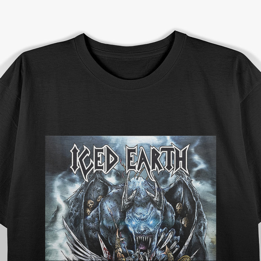 Iced Earth Inspired Heavy Metal Vintage T-Shirt