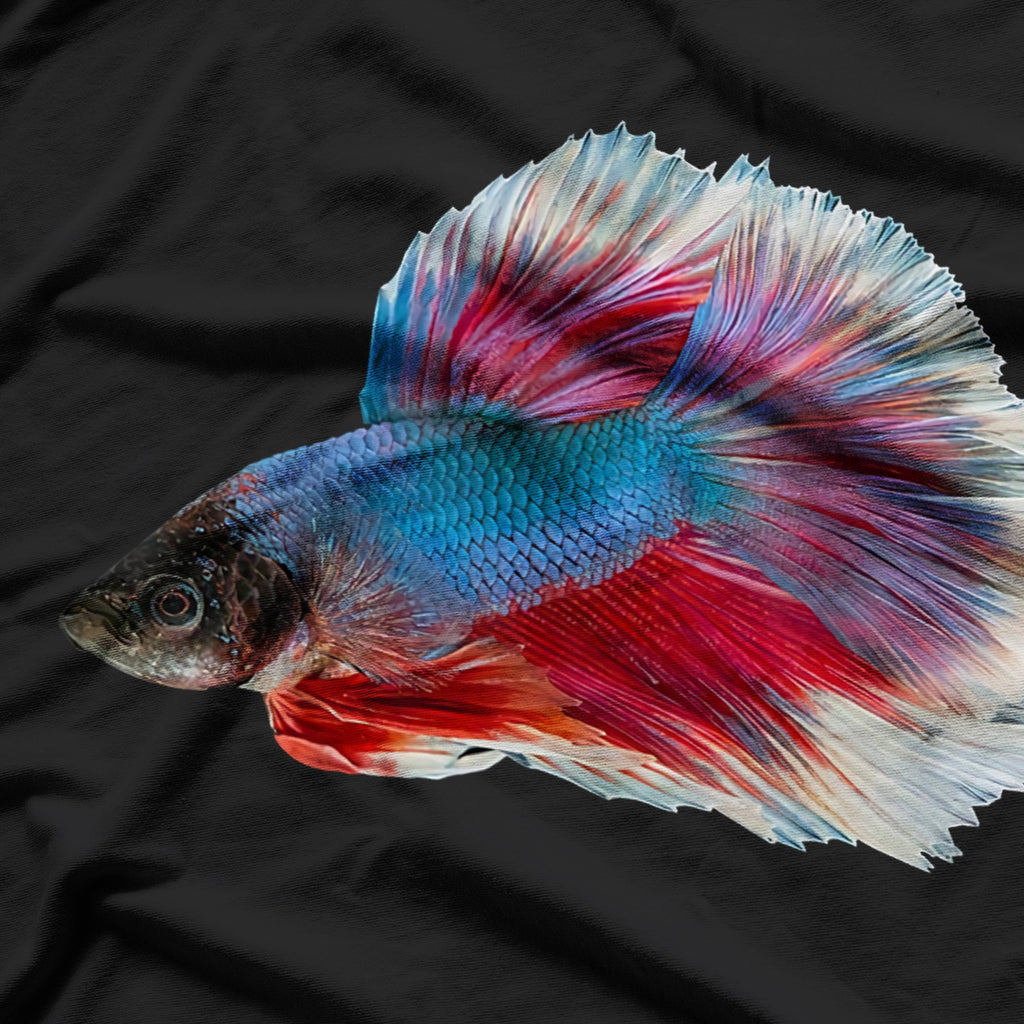 Red & Blue Betta Siamese Fighting Fish T-Shirt