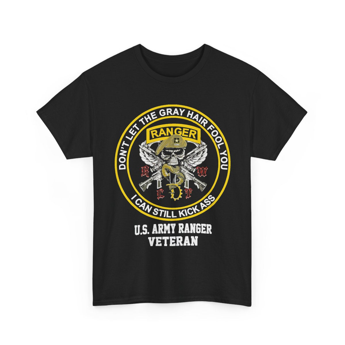 Retired US Army Ranger Veteran USA Military Vet T-Shirt