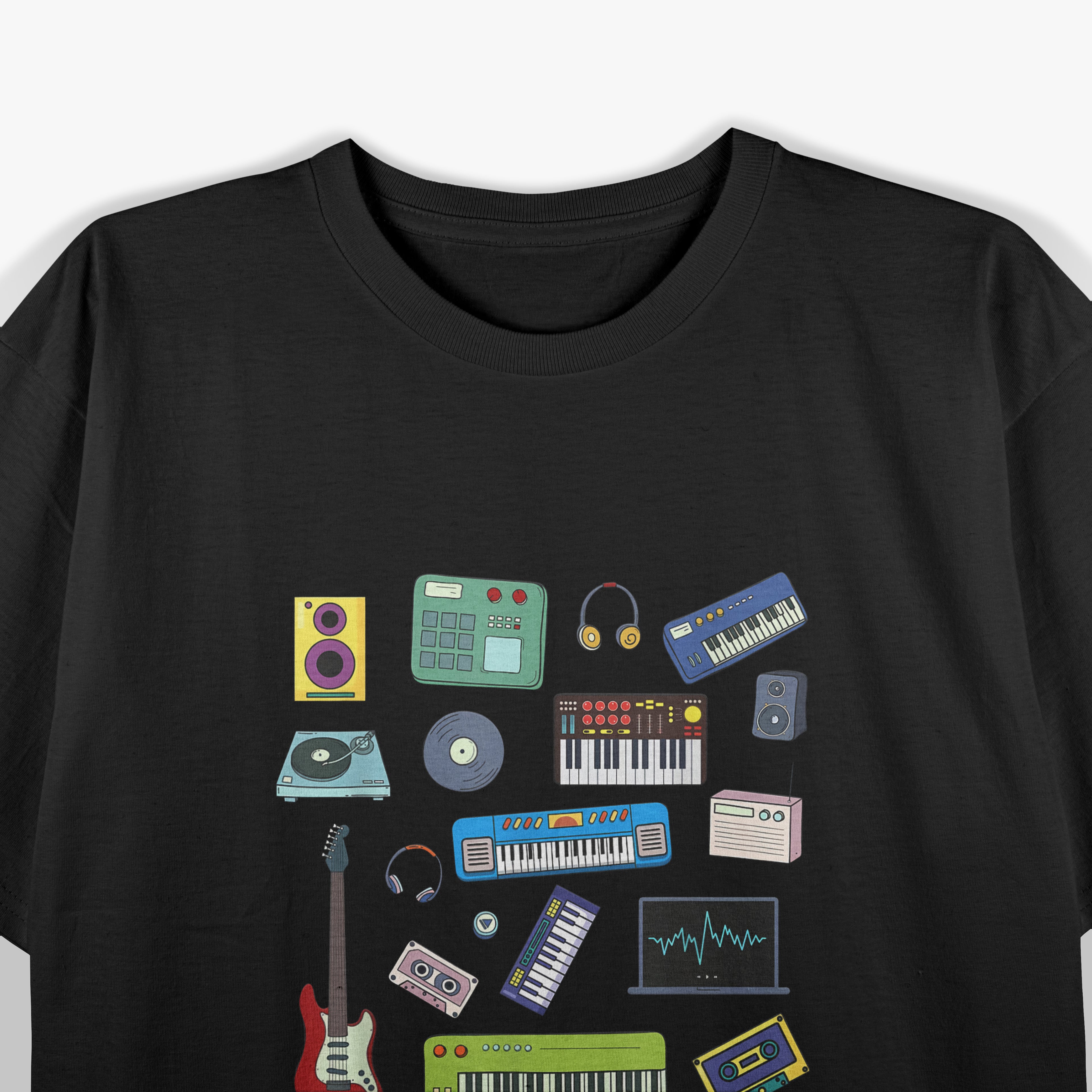 Retro Synthesizer Guitar, Guitar Lovers T-Shirt