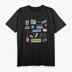 Retro Synthesizer Guitar, Guitar Lovers T-Shirt