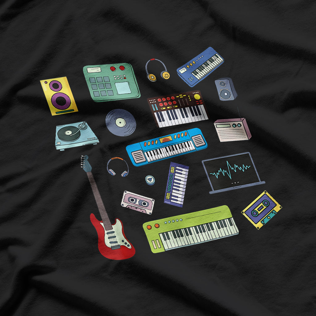 Retro Synthesizer Guitar, Guitar Lovers T-Shirt