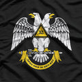 32nd Degree Masonic Scottish Rite Wings T-Shirt