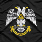 32nd Degree Masonic Scottish Rite Wings T-Shirt