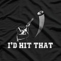 I'd Hit That Skeet Trap Clay Pigeon Shooting T-Shirt