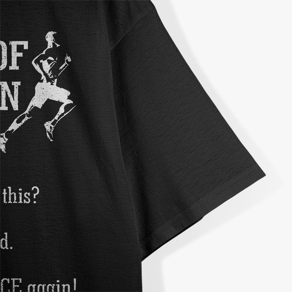 6 Stages of Marathon Running: The Ultimate Race T-Shirt
