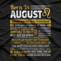 August Birthday Zodiac Gift – Funny Astrology Birth Month Humor T-Shirt