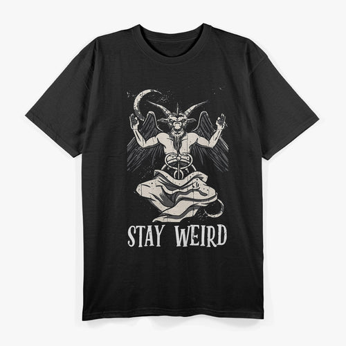 Baphomet Devil - Stay Weird T-Shirt