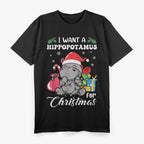 I Want A Hippopotamus For Christmas Hippo T-Shirt