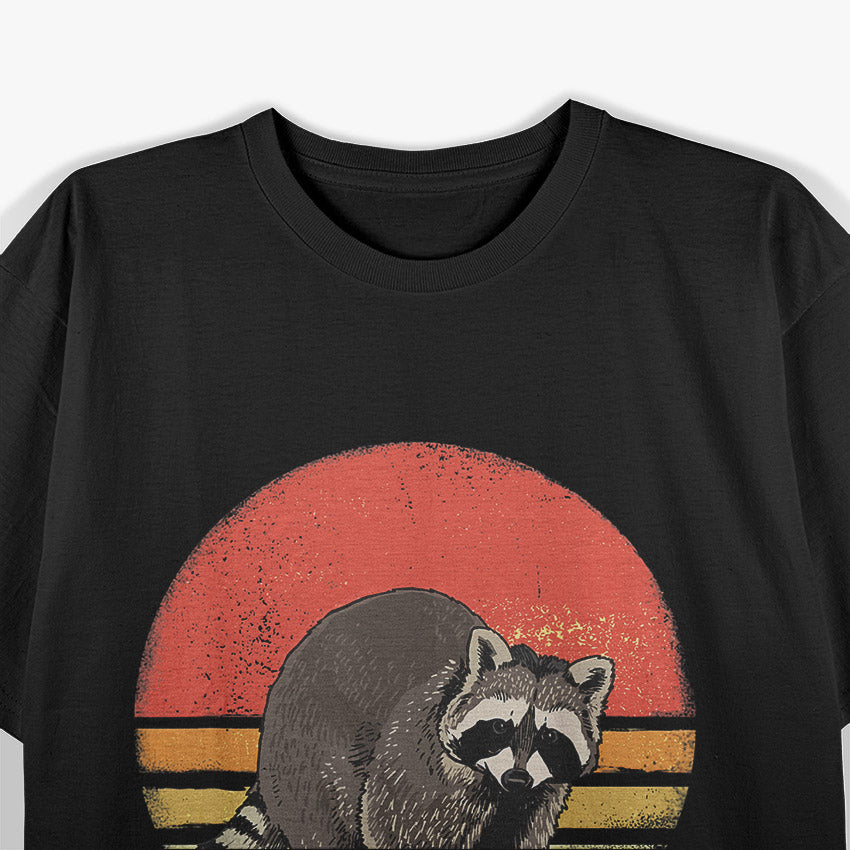 Retro Vintage Raccoon - Funny Wildlife Lover T-Shirt