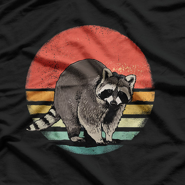 Retro Vintage Raccoon - Funny Wildlife Lover T-Shirt