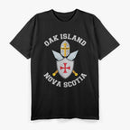 Oak Island Shield Helmet Blades Nova Scotia Treasure Hunter T-Shirt