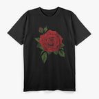Single Red Rose: Timeless Elegance T-Shirt