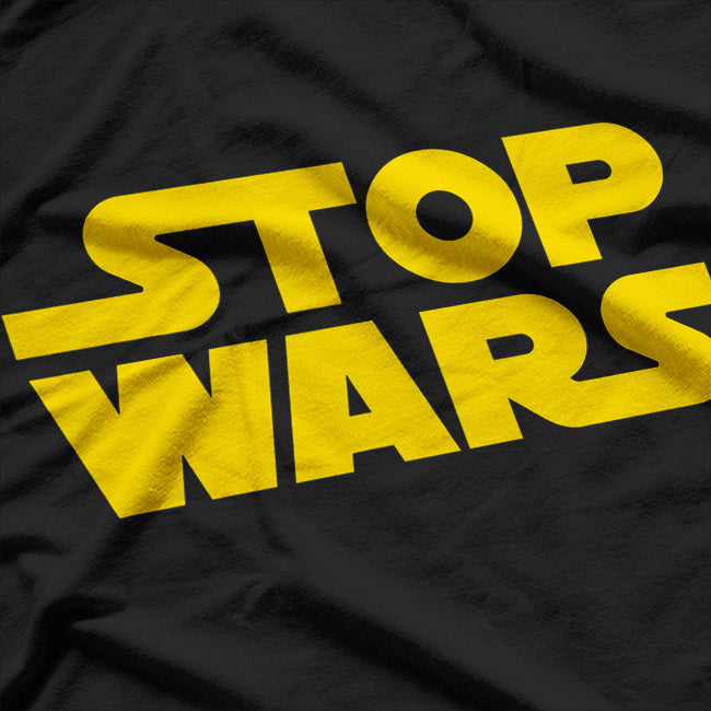 End the Battles: Funny Stop Wars Parody T-Shirt