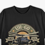 UH-60 Black Hawk Cool Military Helicopter Aviation T-Shirt