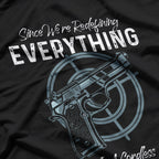We’re Redefining Everything Cordless Hole Puncher Funny Tool T-shirt