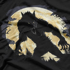 Creepy Werewolf Graphic – Full Moon Horror Folklore Design T-Shirt